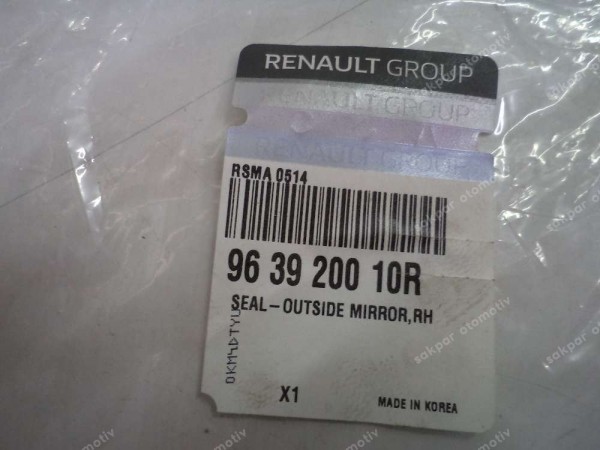 Renault Megane 3 Sol Ayna Süngeri Orj 963920010R YP (DD120)