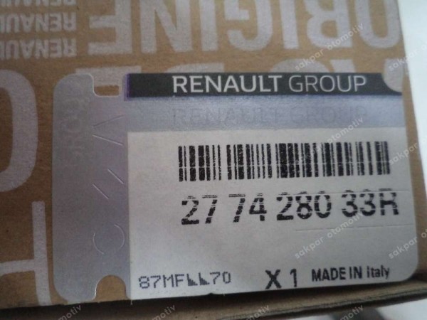 Renault Zoe Klape Motoru Orj 277428033R YP (DE129)