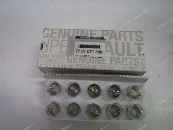 Renault Koleos 2 Arka Sis Farı Ampulü Orj 7701071399 YP  (AC122)