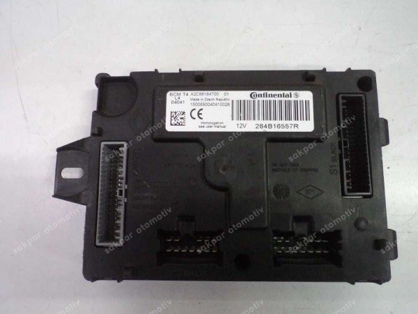 Renault Clio 4 Uch Beyni Araç İçi Kontrol Ünitesi Orj 284B16557R YP (DB1317)