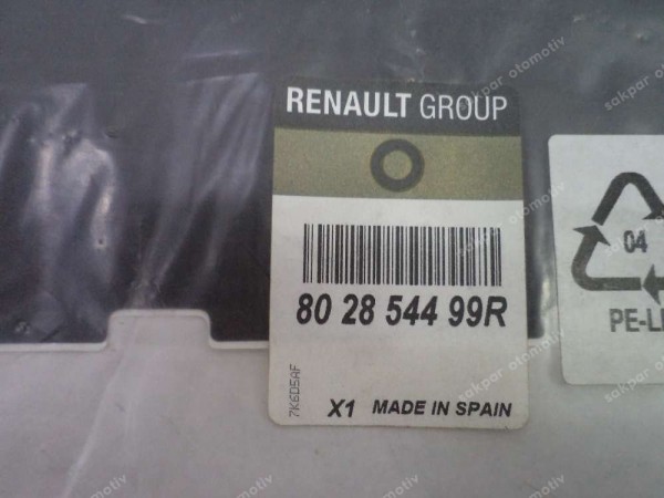 Renault Clio 3 Sol Ön Kapı Arka Direk Kaplaması 802854499R YP (DC127)