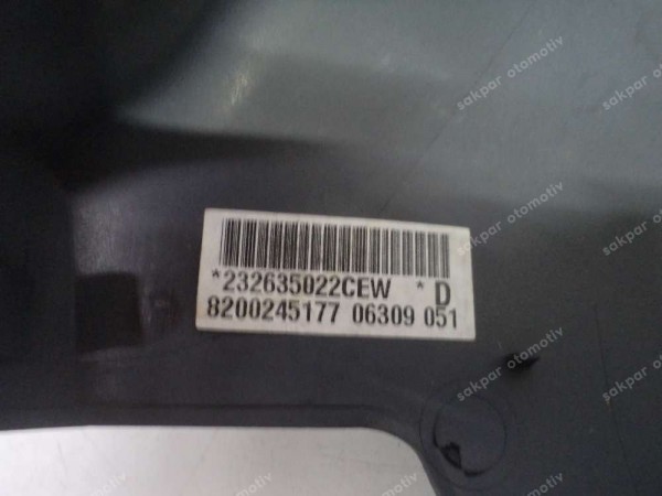 Renault Kangoo  Sağ Ayna Kapağı Orj 8200245177 YP (DC126)