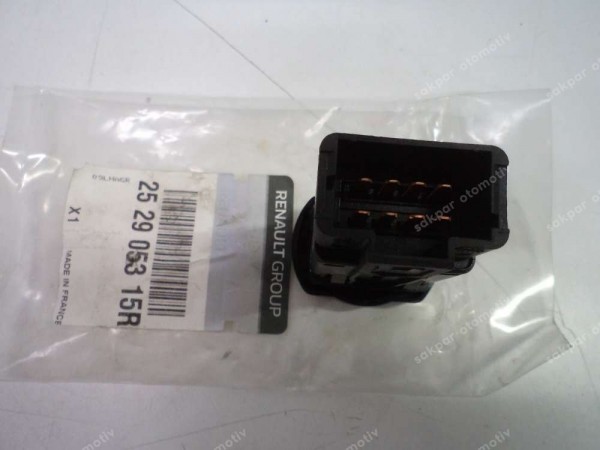 Dacia Duster Dörtlü Flaşör Düğmesi Butonu Orj 252905315R YP (AF124)