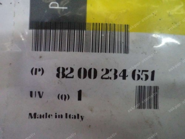 Renault Megane Gayt Lastiği Orj 8200234651 YP (DB1314)