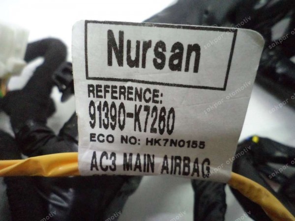 Hyundai İ10 Torpido Elektrik Tesisatı Kablosu 91104-K7121 91390-K7260 SP YP (TES5)