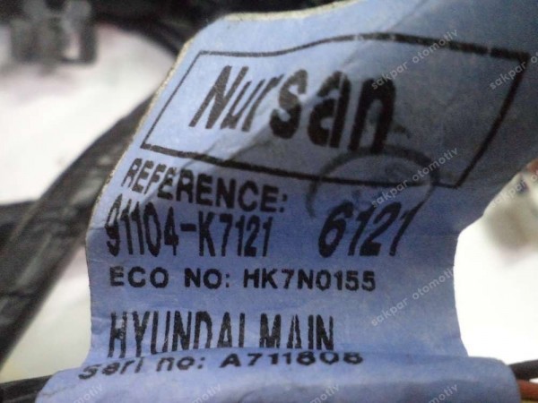 Hyundai İ10 Torpido Elektrik Tesisatı Kablosu 91104-K7121 91390-K7260 SP YP (TES5)