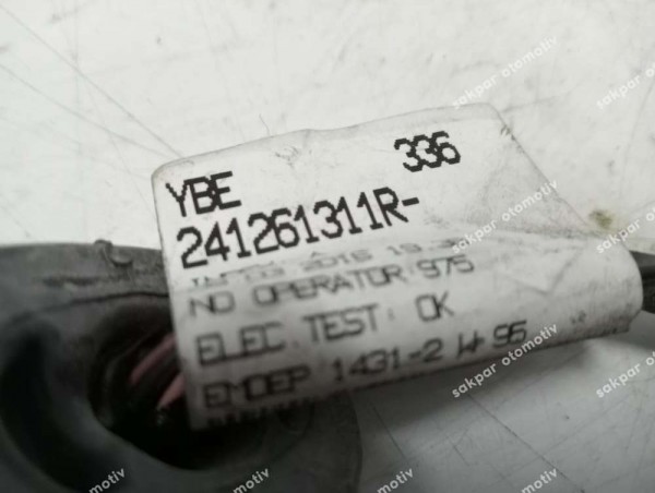 Renault Fluence Sağ Arka Kapı Kablosu Tesisatı Orj 241261311R CP (ZB126)