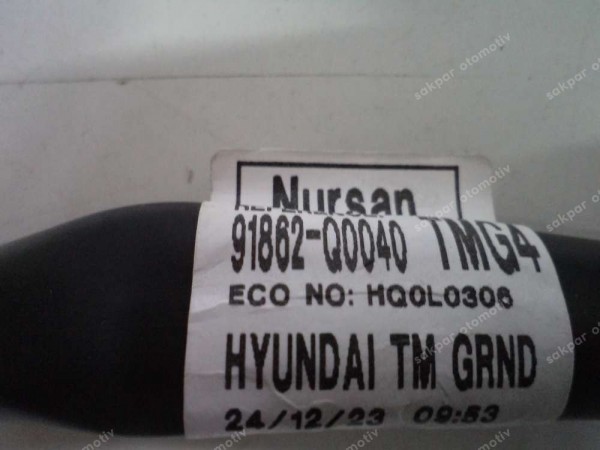 Hyundai İ20 Eksi Akü Kutup Başı Kablosu Orj 91862-Q0040 SP YP (ZB132)