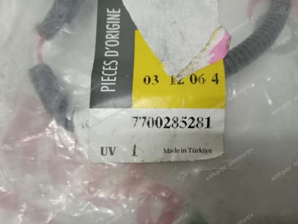 Renault Megane 2 Akü Pozitif Kablosu 7700285281 YP (ZB133)