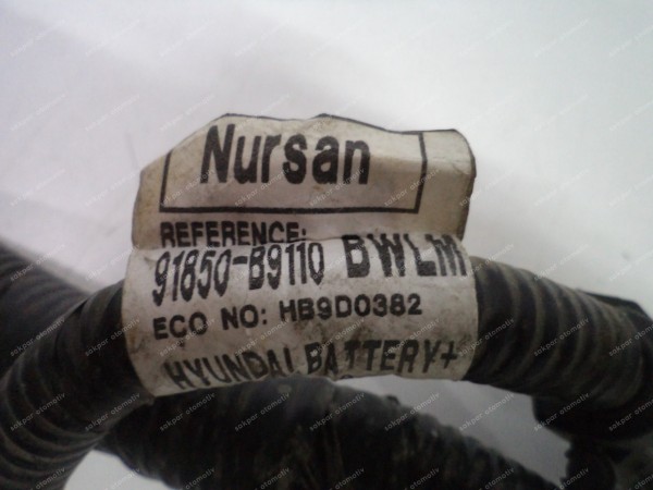 Hyundai İ10 Akü Kablosu Tesisatı 91850-B9110 CP (ZB111)