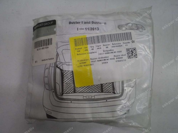 Dacia Duster Dikey Bagaj Filesi Orj 8201452834 YP (EC125)