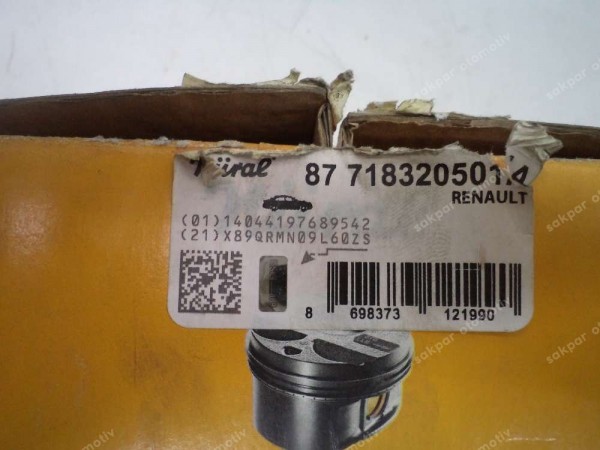 Renault Clio 3 Kango Megane 2 Piston Sekman Takım 87718320501 YP (DC123)