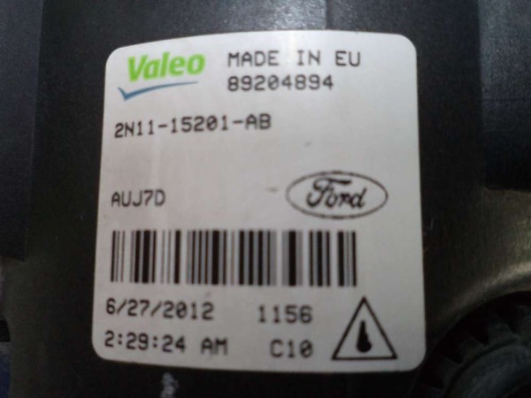 Ford Fiesta Focus Fusıon Connect Transit V347 Ön Sis Farı Lambası 2N111-5201 AB (Ayak Hasarlı) CP HP (AB125)