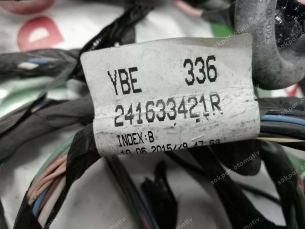 Renault Megane 3 Fluence Araç İçi Elektrik Tesisatı Orj 242960006R CP (TES2)