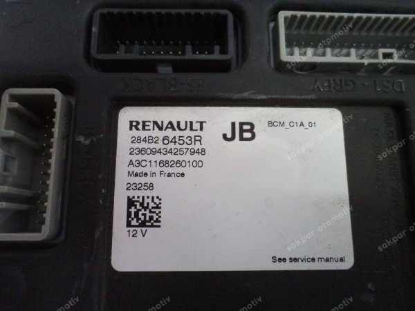 Renault Dacia Uch Beyni Modülü Orjinal 284B26453R YP (GC130)
