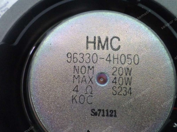 Hyundai Starex H100 Ön Sağ Kapı Hoparlörü 96330-4H050 YP (GF121-GF124)