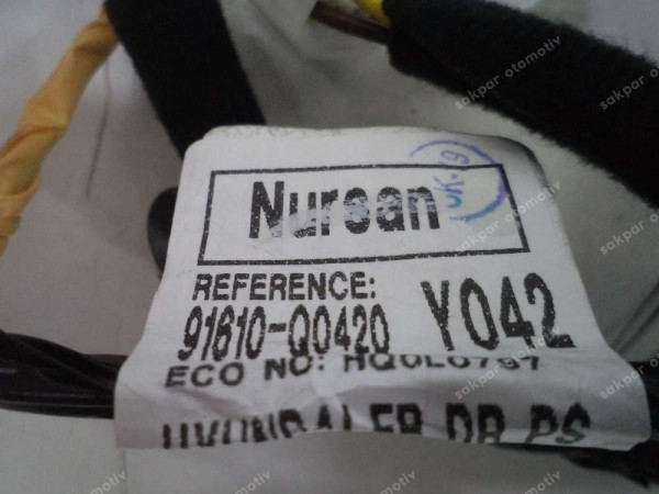 Hyundai İ20 Sağ Ön Kapı Elektrik Kablosu Tesisatı 91610-Q0420 SP YP (ZB123)