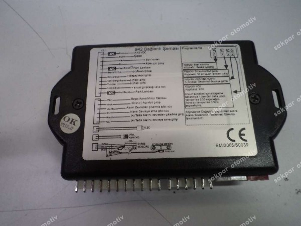 Renault Dacia Standart Alarm Cenmax 7711472170 YP (GG124)