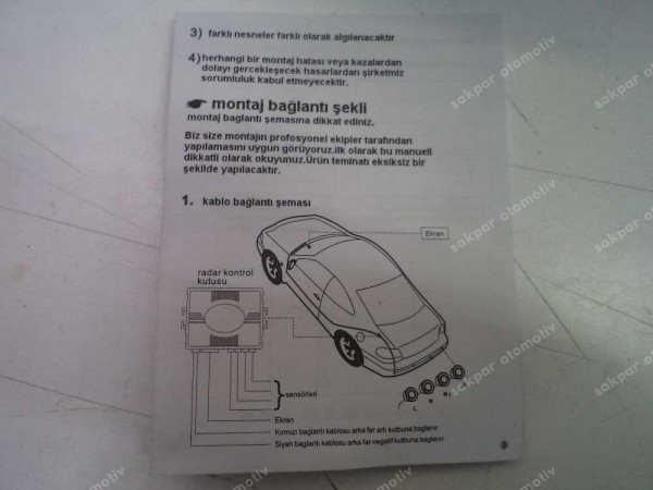 Renault Cenmax Arka Tampon Sensör Seti (GG126)