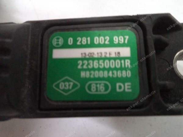 Renault Clio Fluence Megane Kangoo Basınç Kaptörü Sensörü Orj 223650001R SP YP (DE111)
