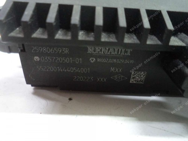 Renault Clio 5 Far Ayar Düğmesi Orj 259806593R SP YP (AF133)