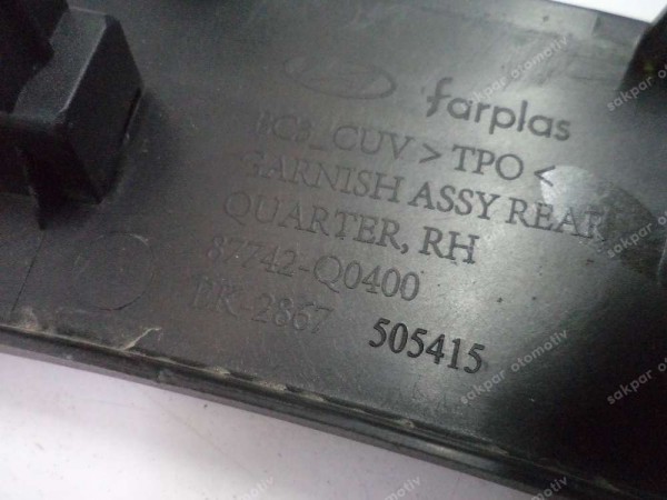 Hyundai Bayon Sağ Arka Dodik Orjinal 87742-Q0400 SP (DA200)
