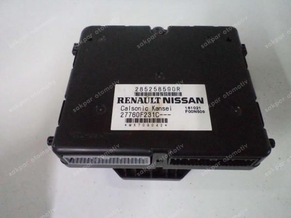 Renault Clio 5 Captur Klima Kumanda Modülü Tablası Orj 285258590R CP (DE122)