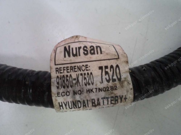 Hyundai İ10 Akü Kablo Tesisatı Orj 91850-K7520 SP YP (ZB111)