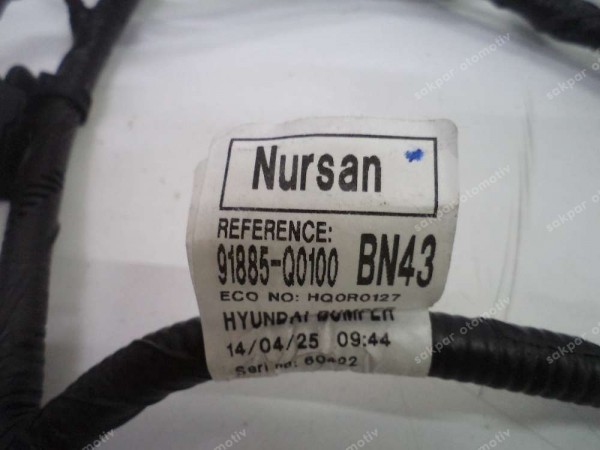 Hyundai İ20 Bayon Arka Tampon Elektrik Kablo Tesisatı Orj 91885-Q0100 SP YP (ZB122)