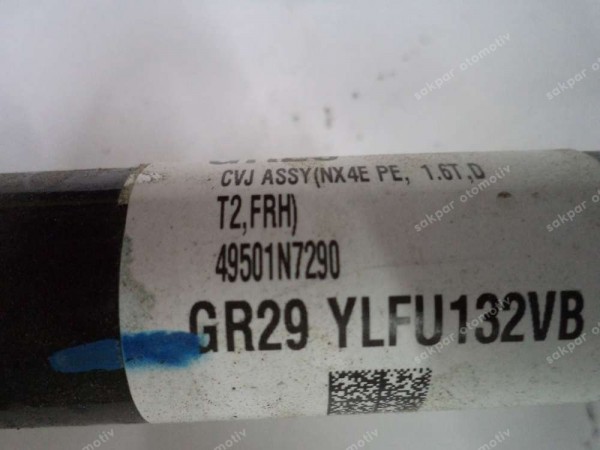 Hyundai Tucson Sağ Ön Aks 1.6T 49501-N7290 YP SP (GD120)