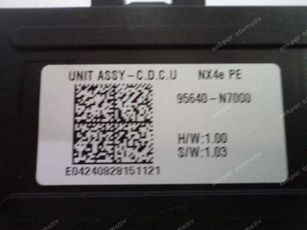 Hyundai Tucson Süspansiyon Amortisör Kontrol Ünitesi Beyni Orj 95640-N7000 SP YP (DB1317)