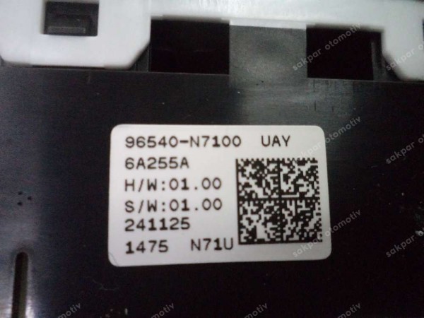 Hyundai Tucson Ses Kontrol ve Dörtlü Düğme Grubu 96540-N7100 YP SP (AF134)