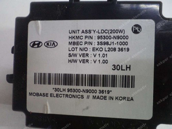 Hyundai Tucson LDC Ünitesi Modülü Beyni Orj 95300-N9000 SP YP (DB1317)