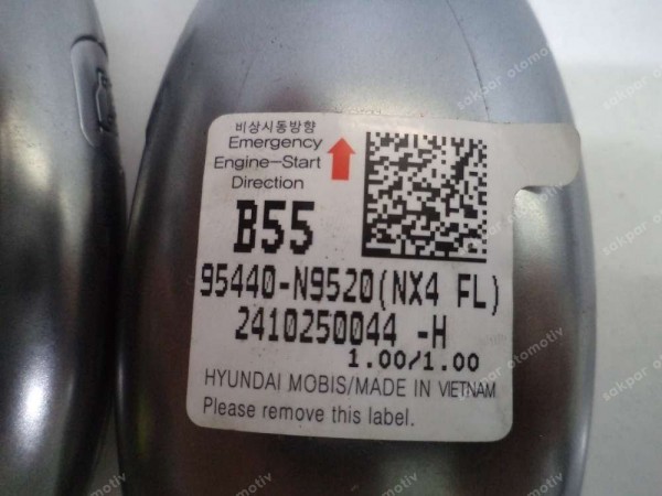 Hyundai Tucson Akıllı Uzaktan Kumanda Anahtarı Orj 95440-N9520 YP (DE111)