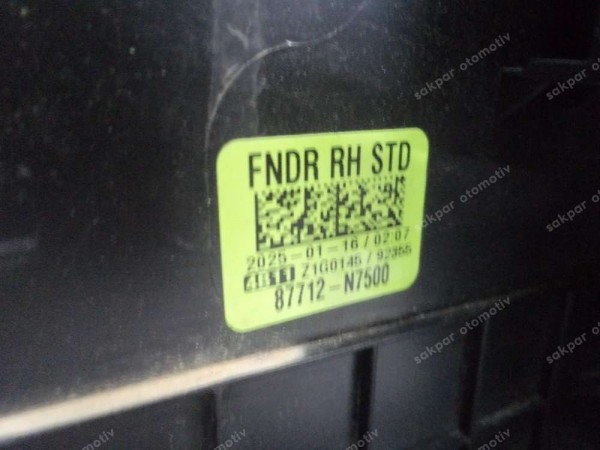 Hyundai Tucson Sağ Ön Dodik Orj 87712-N7500 YP SP (AD110)