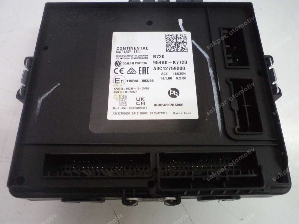 Hyundai İ10 BCM Ünitesi Beyni Orj 954B0-K7720 SP YP (DB1317)