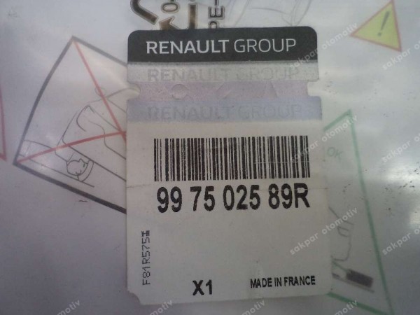 Renault Megane 4 Kriko Kılıfı Orj 997502589R YP DB1315