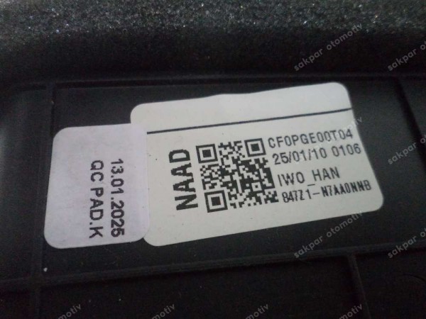 Hyundai Tucson Sol Kalorifer Havalandırma Izgarası Orj 97480-N7AA0 YP SP (DA111)