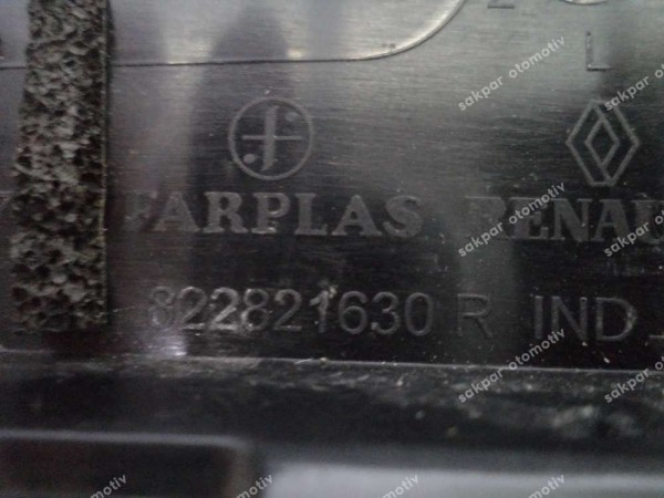 Renault Megane 4 Sol Arka Kapı Direk Kaplaması Bakaliti Orj 822821630R CP (CE128)