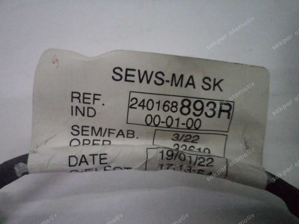 Renault Clio 5 Konsol Tesisatı Kablosu Orj 240168893R SP YP (ZB132)