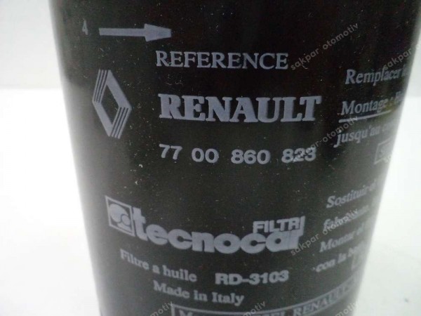 Renault Master Yağ Filtresi Orjinal 7700860823 YP (ED110)