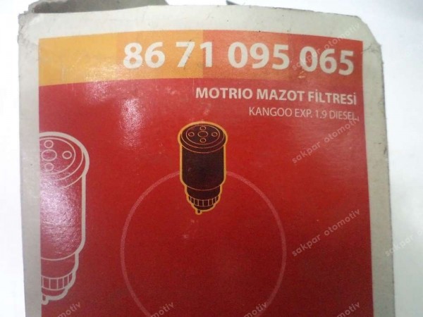 Renault Kangoo Motrio Mazot Filtresi Orj 8671095065 YP (ED110)
