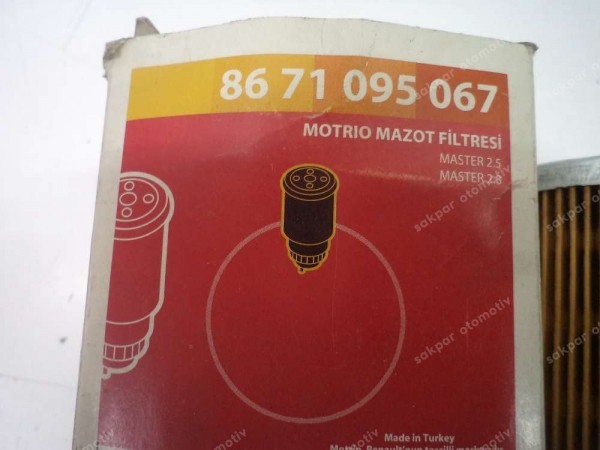 Renault Master Motrio Mazot Filtresi Orjinal 8671095067 YP (ED110)