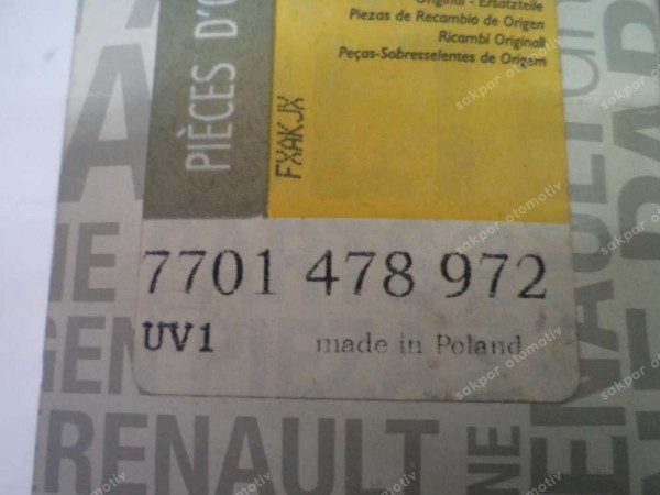 Renault Master Mazot Filtresi Orjinal 7701478972 YP (ED110)