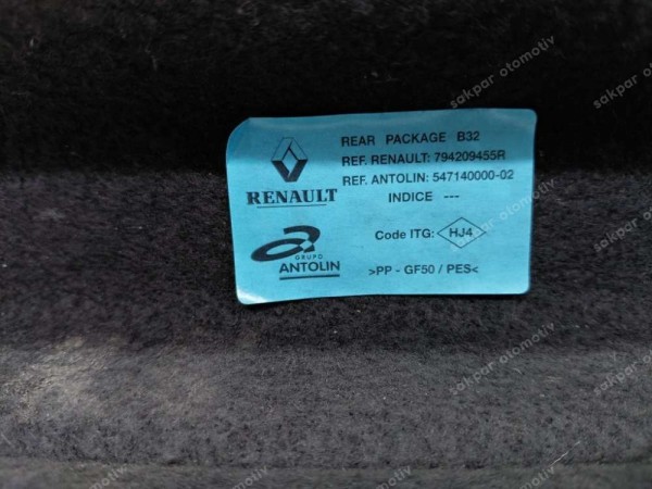 Renault Megane 3 Bagaj Rafı 794200017R YP (IB-120)