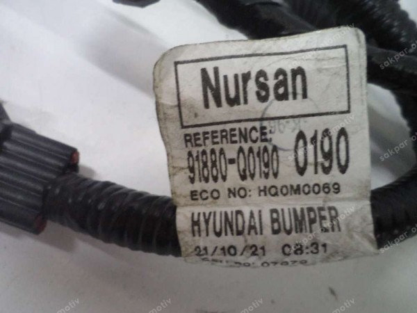 Hyundai İ20 Park Sensörü Kablo Tesisatı Orj 91880-Q0190 CP (ZB117)