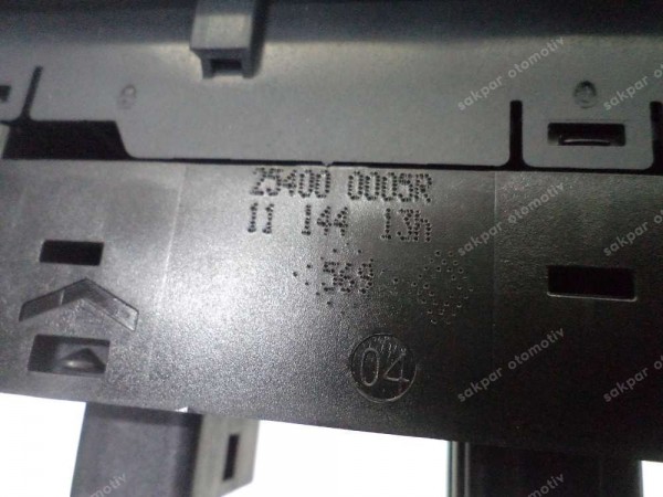 Renault Fluence Megane 3 Sol Ön Cam Düğmesi Paneli Orj Amb 254000005R YP (AF134)