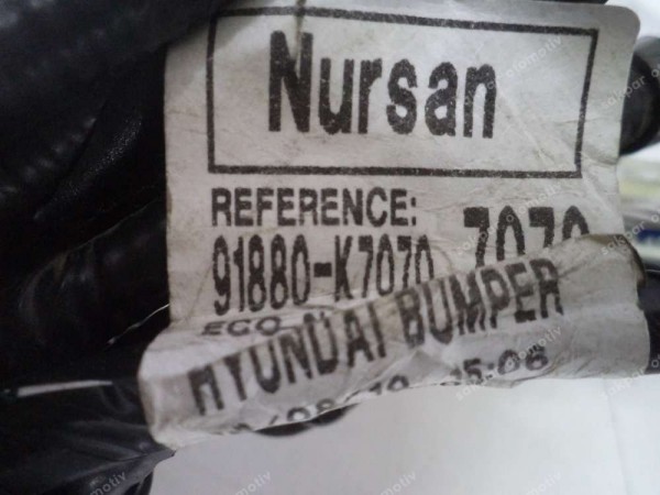 Hyundai İ10 Arka Tampon Park Sensörü Kablo Tesisatı Orj 91880-K7070 CP (ZB117)