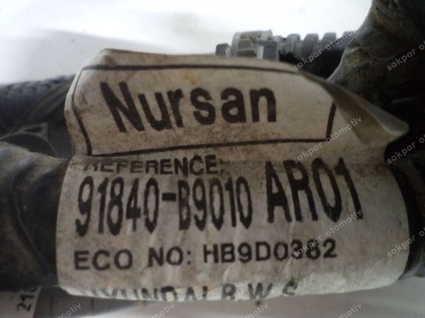 Hyundai İ10 Arka Tampon Park Sensörü Tesisatı Orj 91840-B9010 CP (ZB117)