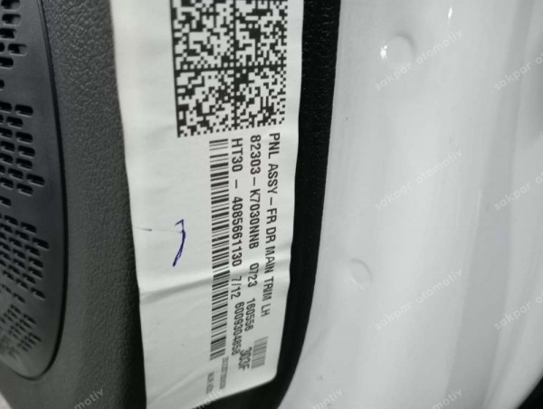 Hyundai İ10 Sol Ön Kapı Dolu RHD 76003-K7000 ( BEYAZ ) SP YP (CB110)